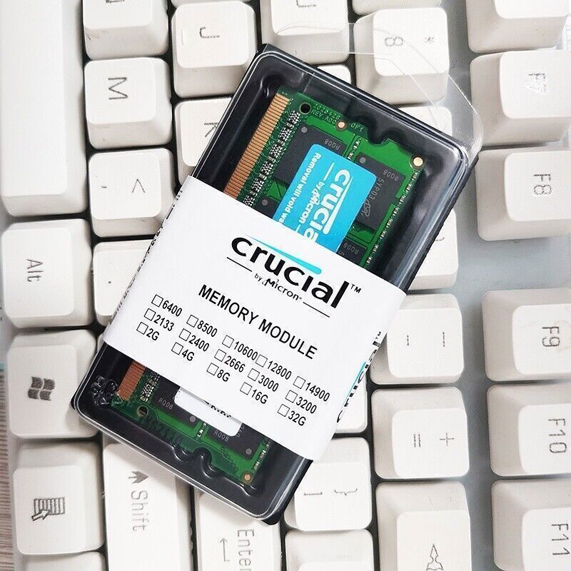 Crucial DDR3L 16GB 2x8GB 1600 MHZ PC3L-12800 Laptop RAM Sodimm Memory 1.35V