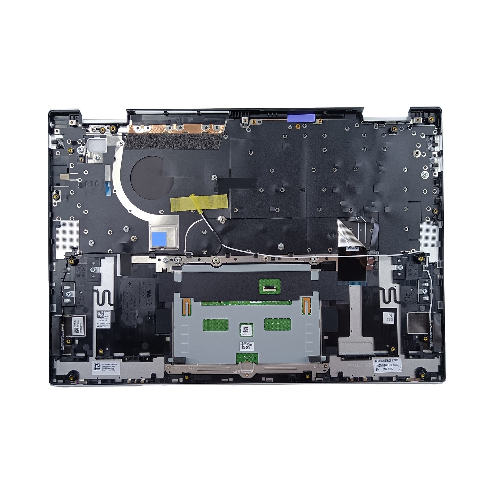 0MN1PK For Dell Inspiron 16plus 7620 7625 2in1 Palmrest Upper Case Keyboard