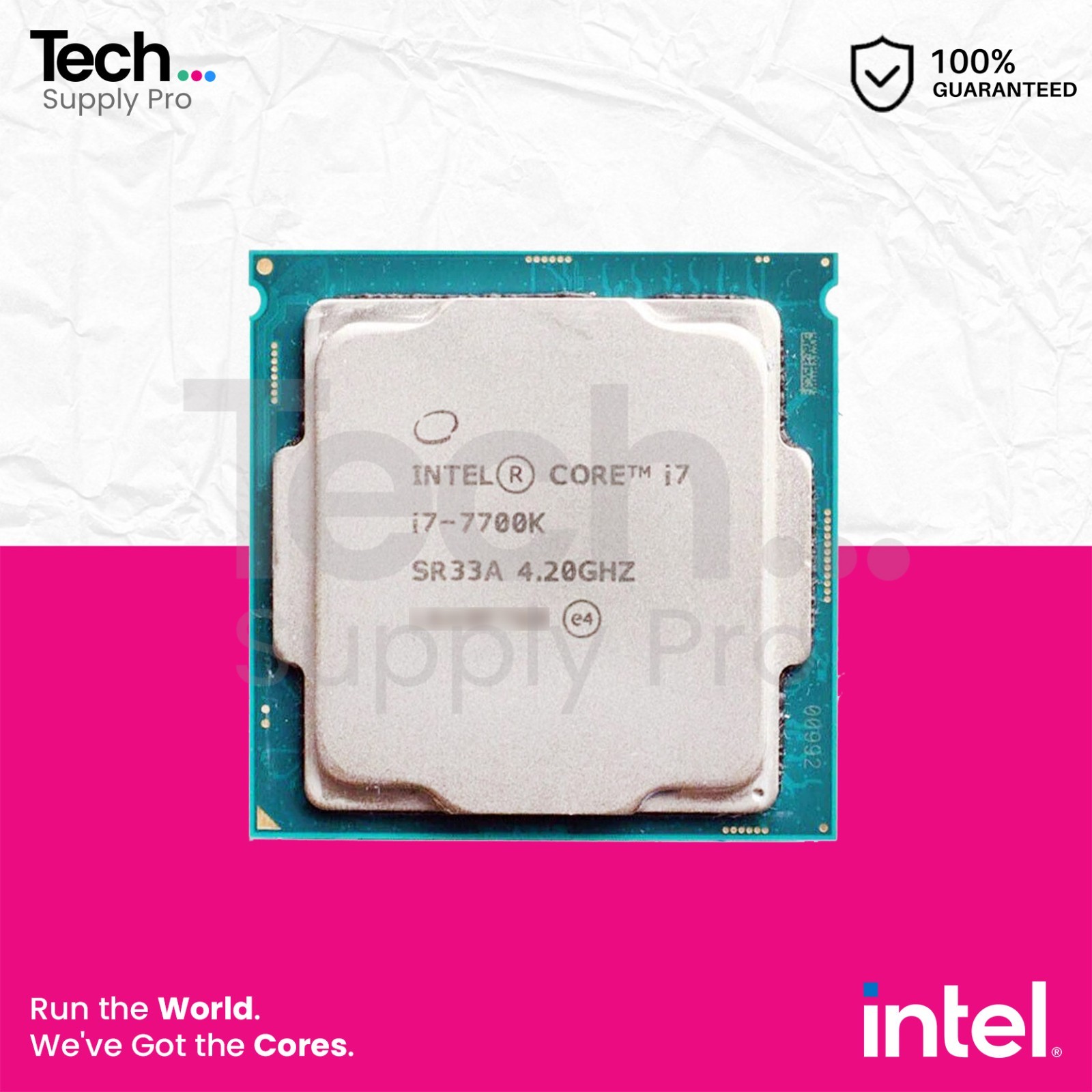 SR33A Intel Core i7-7700K 4-Core 4.20GHz 8MB 91W FCLGA1151 8GT/s Processor