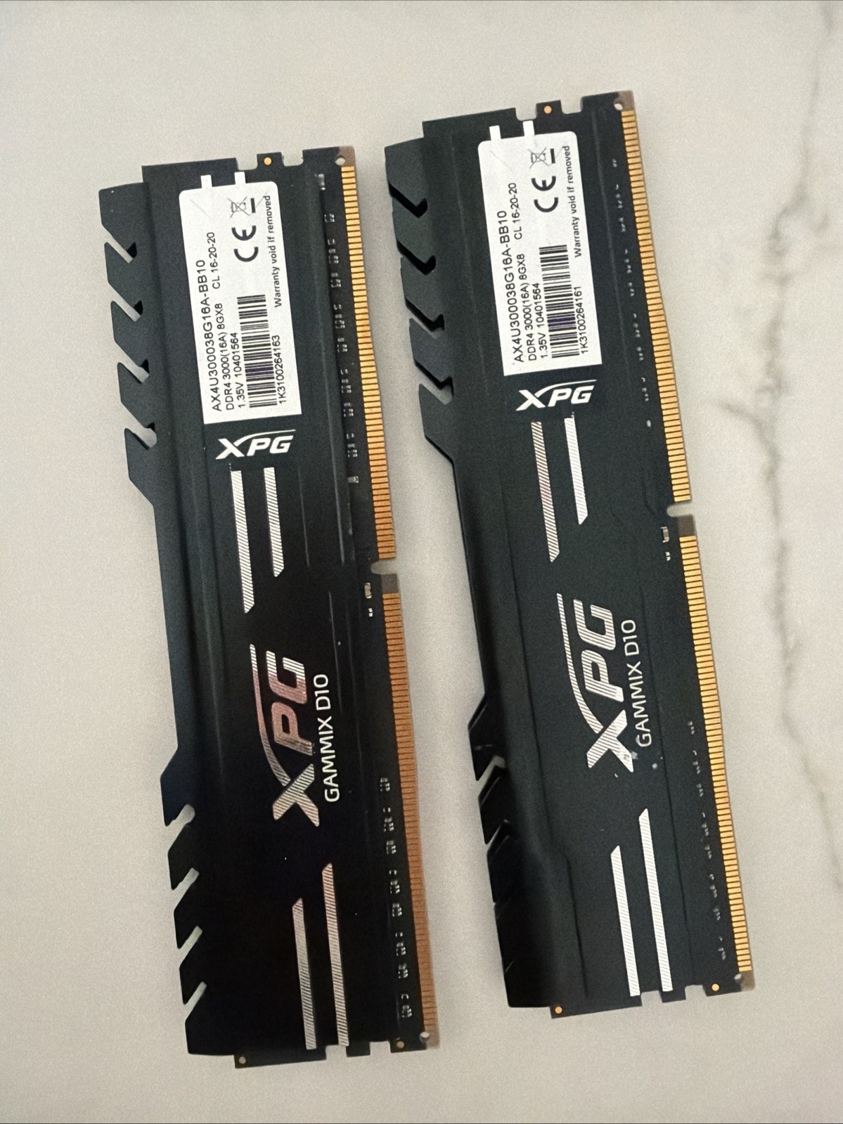XPG Gammix d10 16GB (2x8GB) DDR4 3200MHz RGB Heatsink RAM Module…