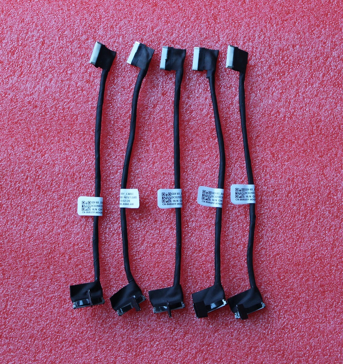 5 X Battery Cable For Dell Latitude 14 5420 5421 E5420 E5421 0WHXFP DC02003PI00