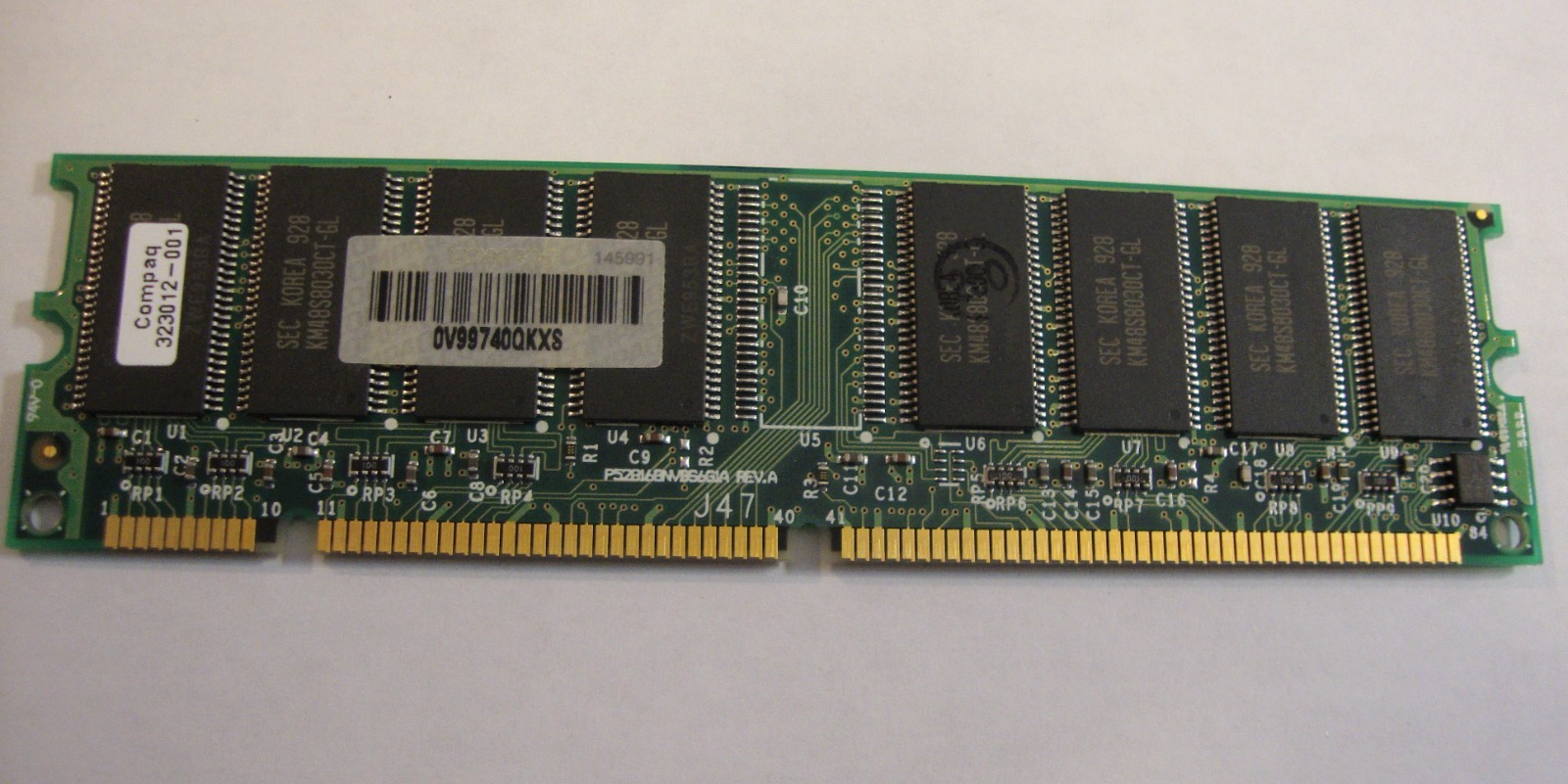 Genuine COMPAQ 64MB PC-100 NON-ECC MEMORY SDRAM – P/N: 323012-001