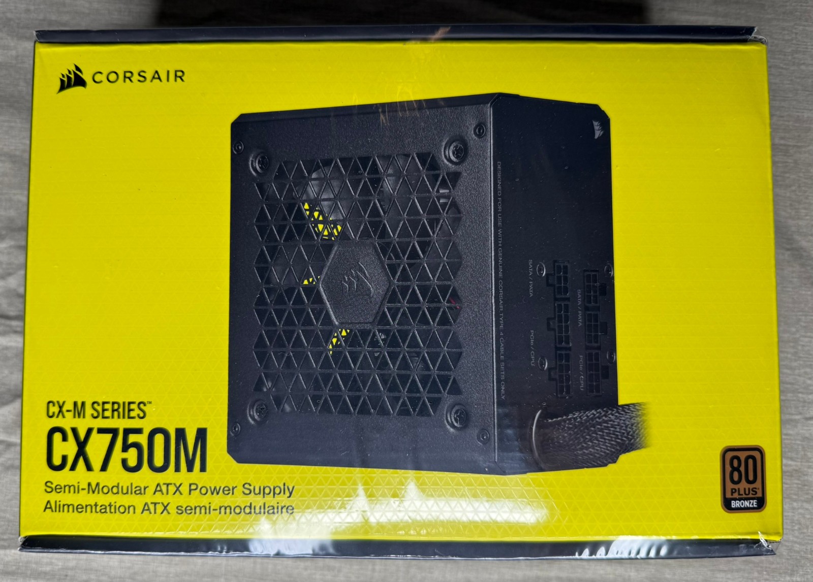 NEW Corsair CX M Series CX750M 750W Semi Modular Power Module – CP-9020222-NA