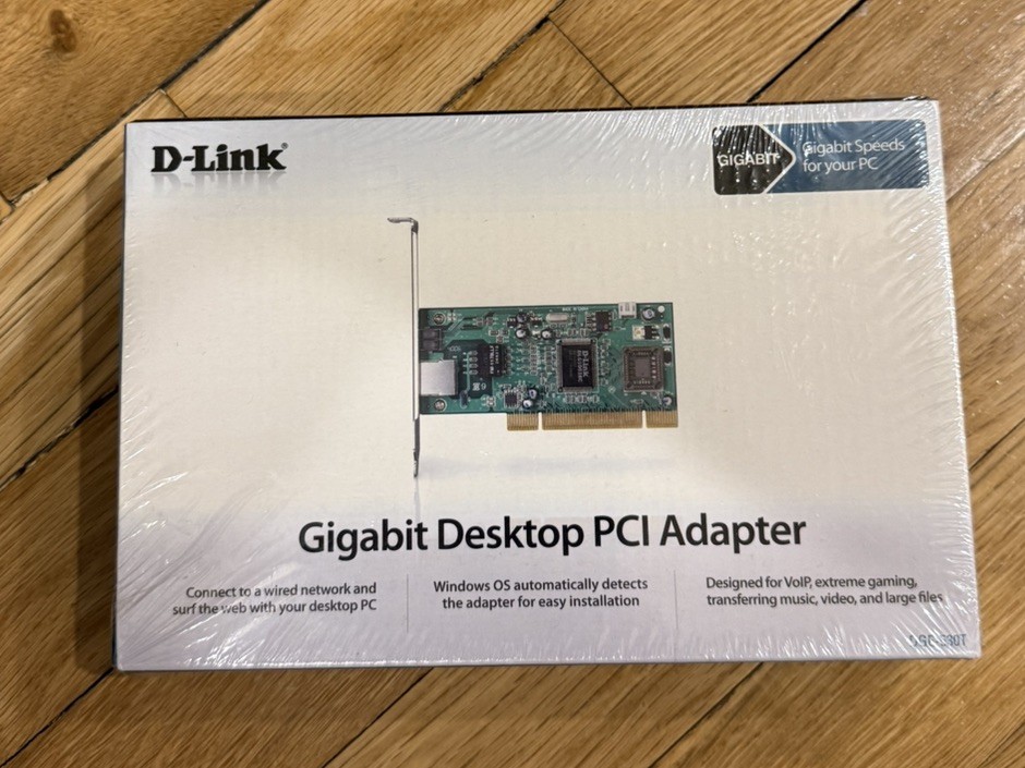 D‑Link DGE‑530T Gigabit Desktop PCI Network Card – Model DGE‑530T