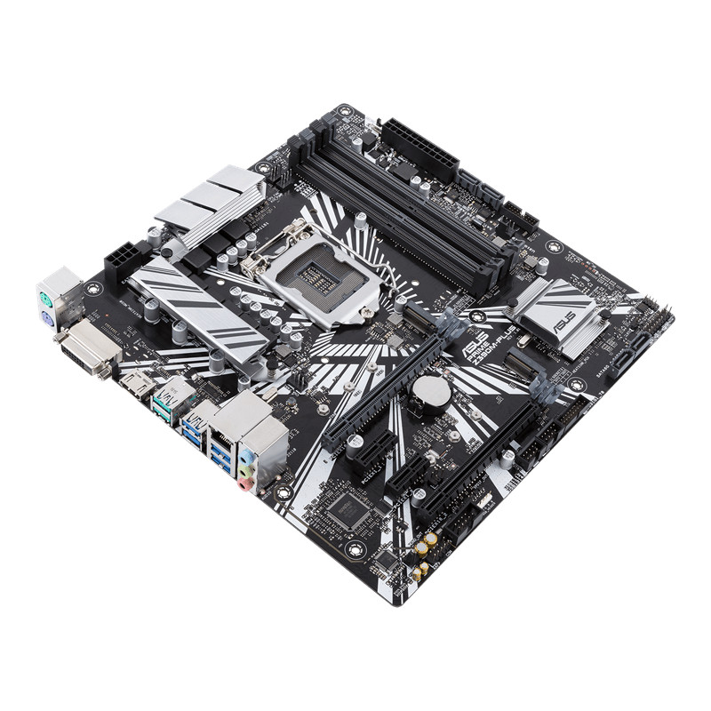 ASUS PRIME Z390M-PLUS motherboard Intel LGA1151 M-ATX Dual M.2 HDMI USB 3.1
