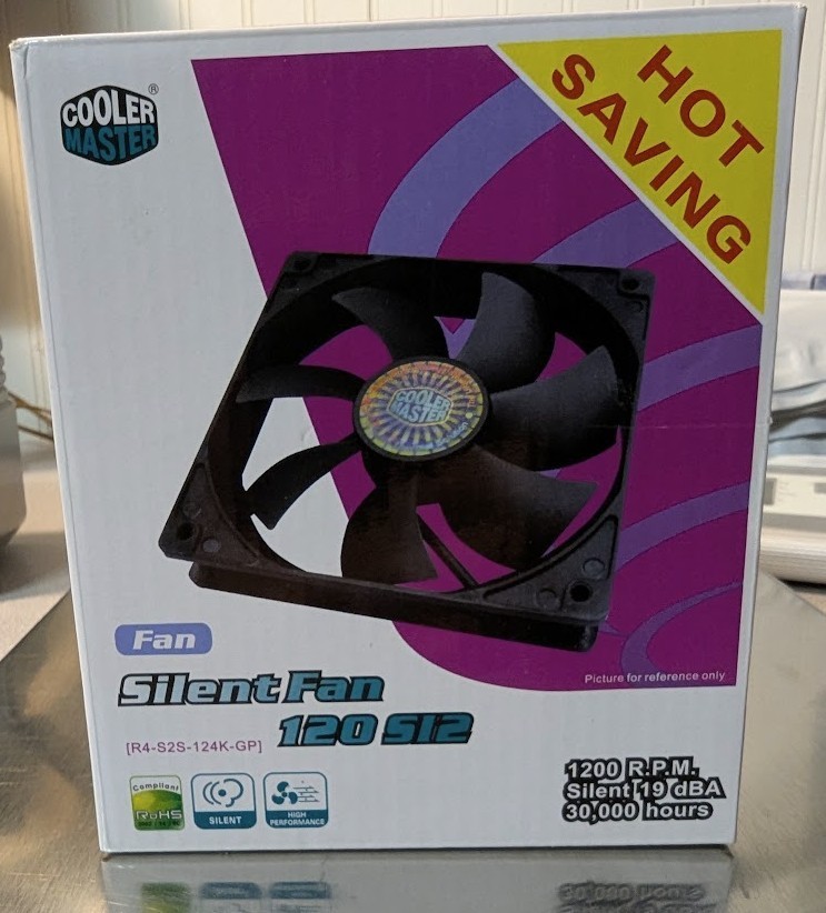 Cooler Master Silent Case Fan 3 Pack Open Box R4-S2S-124K-GP