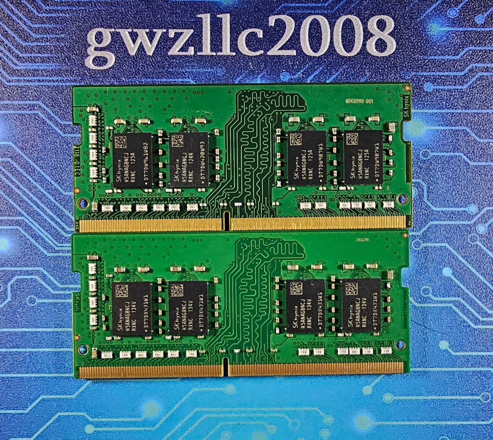 32GB (2x16GB) PC4-25600 DDR4-3200MHz 1Rx8 Non-ECC Hynix HMAA2GS6CJR8N-XN #A33