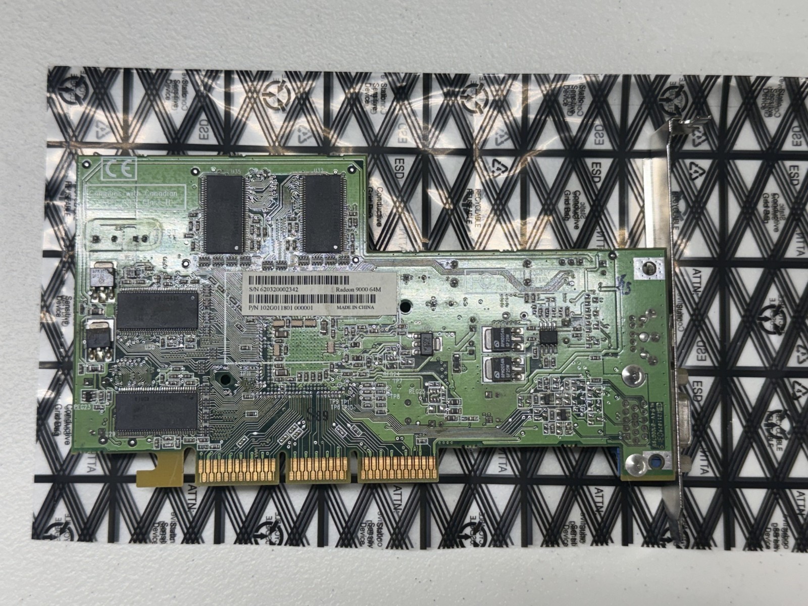 ATI Radeon 9000 64MB AGP Graphics Card- 102G011801 – AGP –