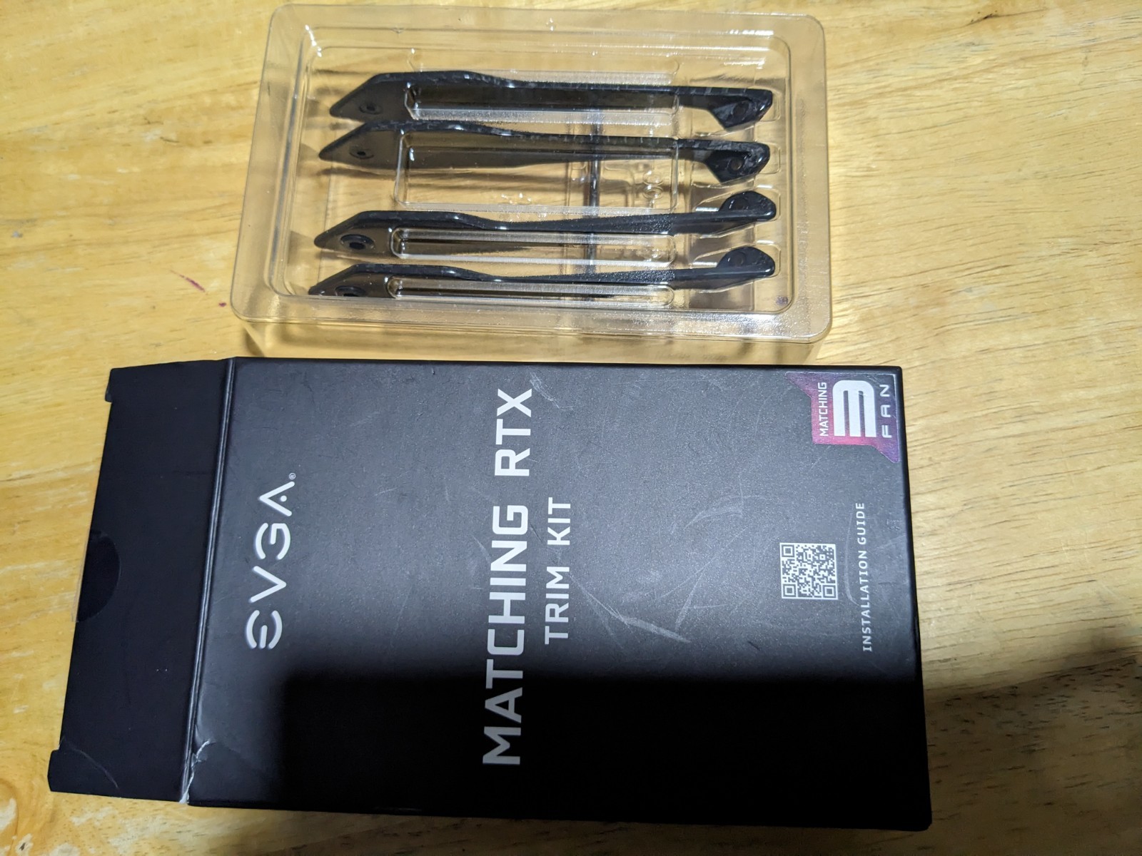 EVGA Matching RTX Trim Kit Carbon Black – Pro Gaming PC Accessory Accent