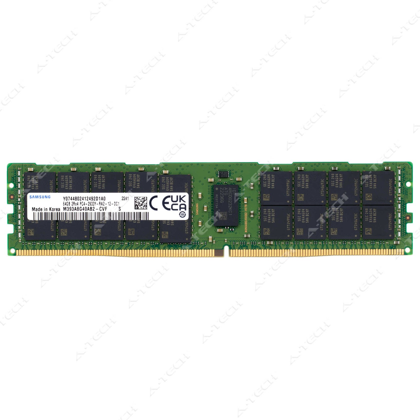 Samsung 64GB DDR4 2933MHz PC4-23400 ECC RDIMM Server Memory RAM M393A8G40AB2-CVF