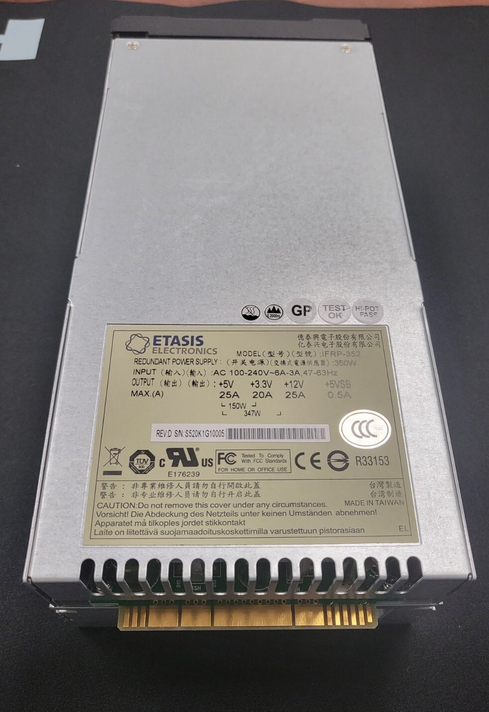 ETASIS IFRP-352 Power Supply Module 350W