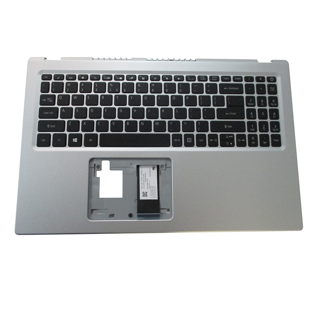 Acer Aspire A515-56 Silver Palmrest w/ Backlit Keyboard 6B.A1DN2.001