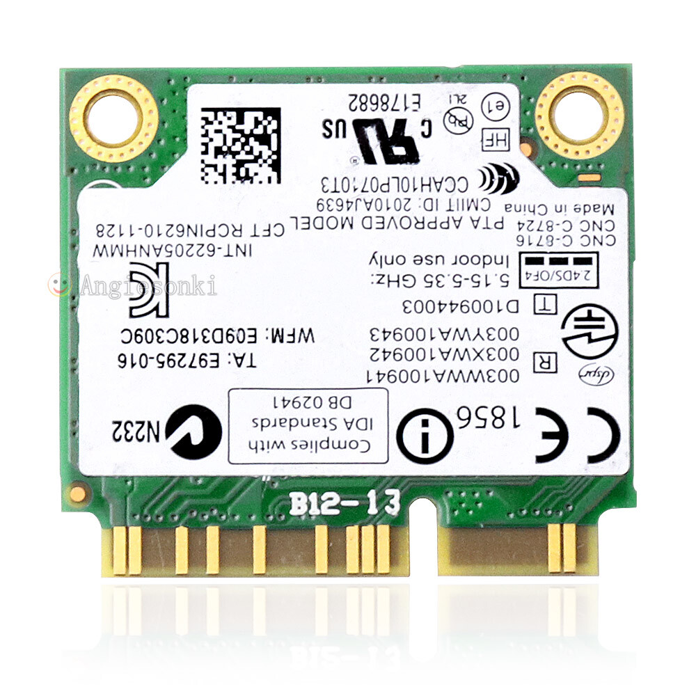 Intel 6205ABGN Dual Band WiFi Card for HP EliteBook 8460w 8560w 8760w 8560p WLAN