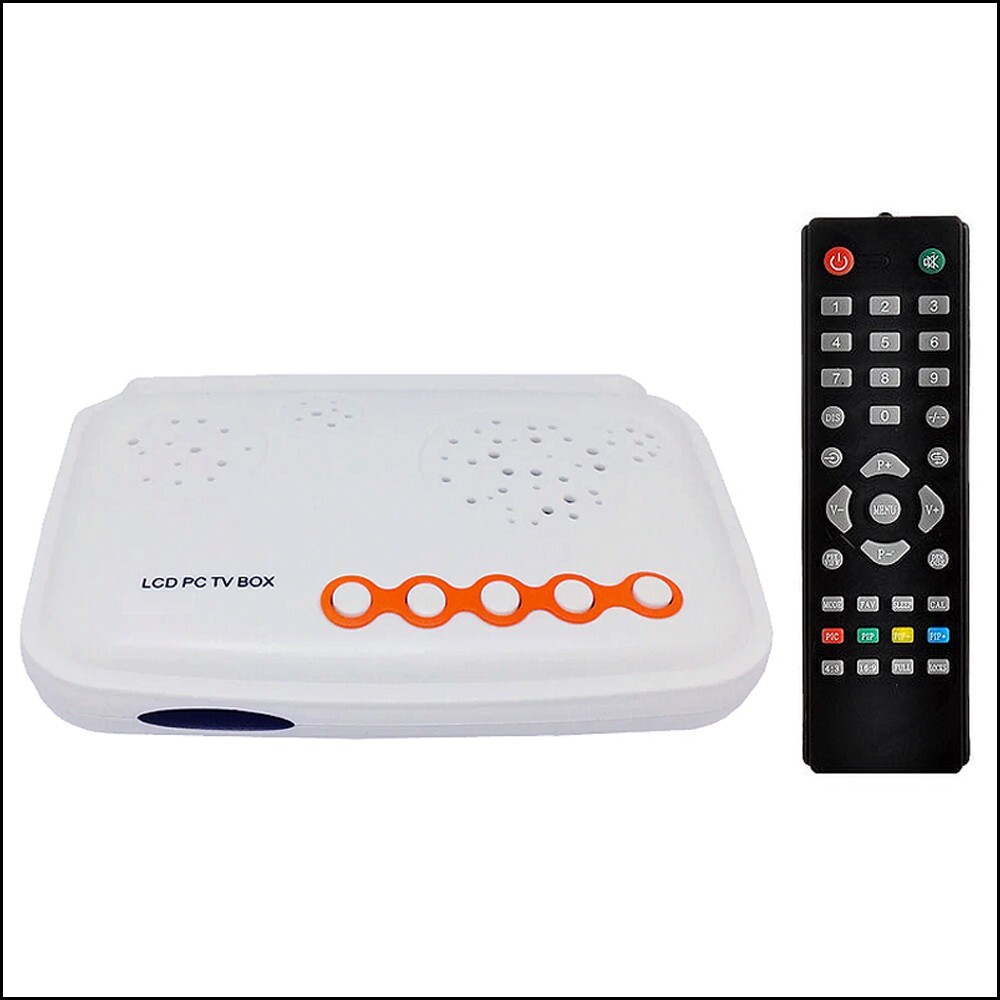 Universal TV Tuner RF Coax Composite RCA Video To VGA Converter 1080p