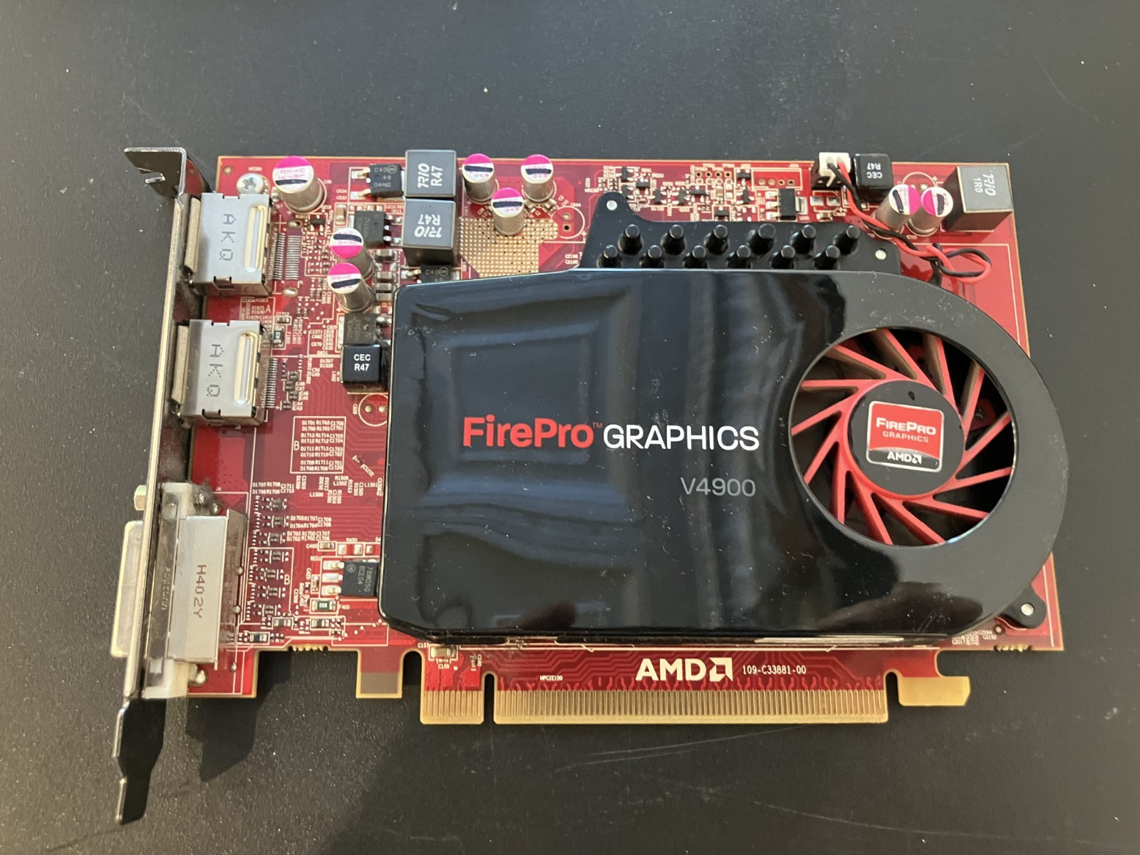 AMD FirePro V4900 1GB GDDR5 Dual DisplayPort DP-DVI PCI-Ex16 Video Graphics Card