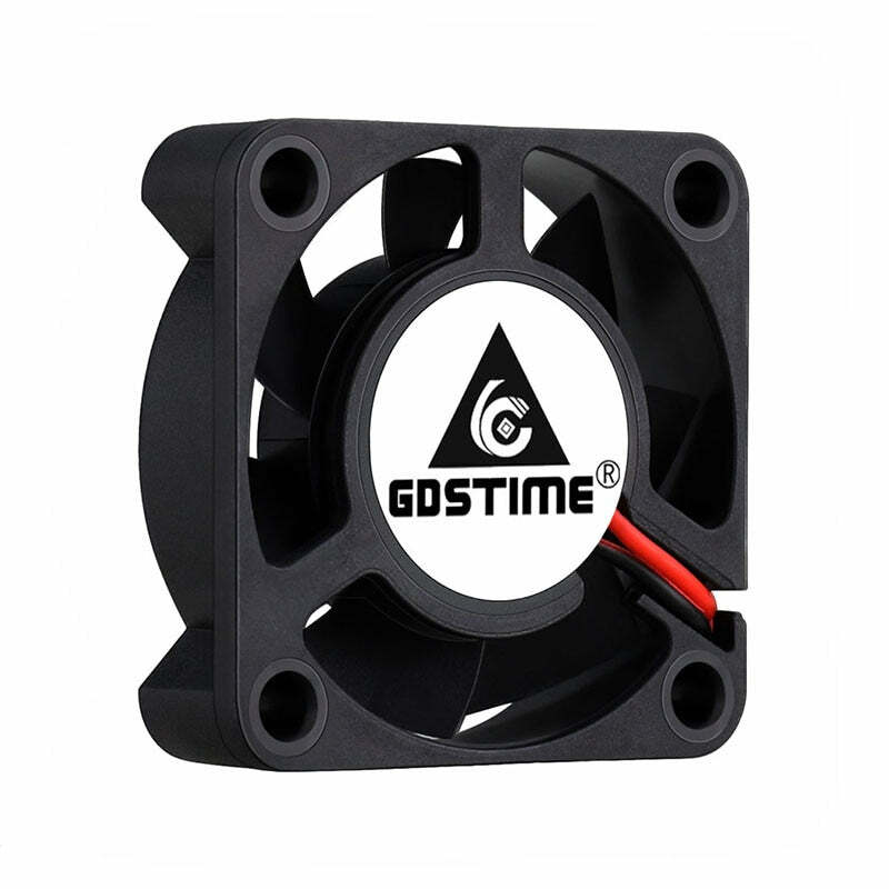 GDSTIME DC 24V 40x40x10 Axial Fan GDA4010 7 Blades Dual Ball Bearing 7500RPM .9W