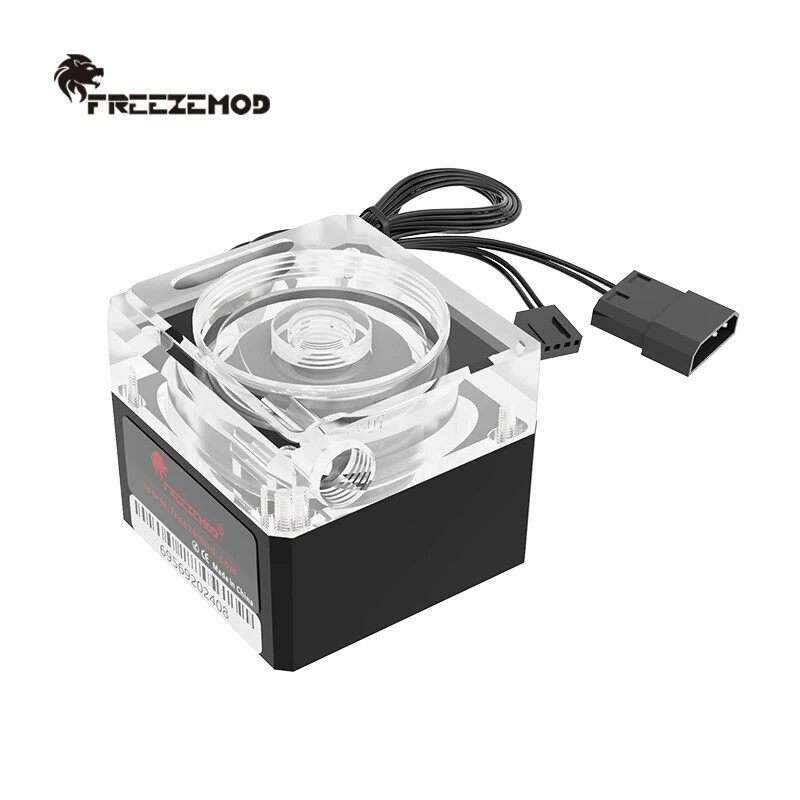 FreezeMod G1/4″ Water Pump Pc Cooling 800L/H Compatible with 50mm Reservoir