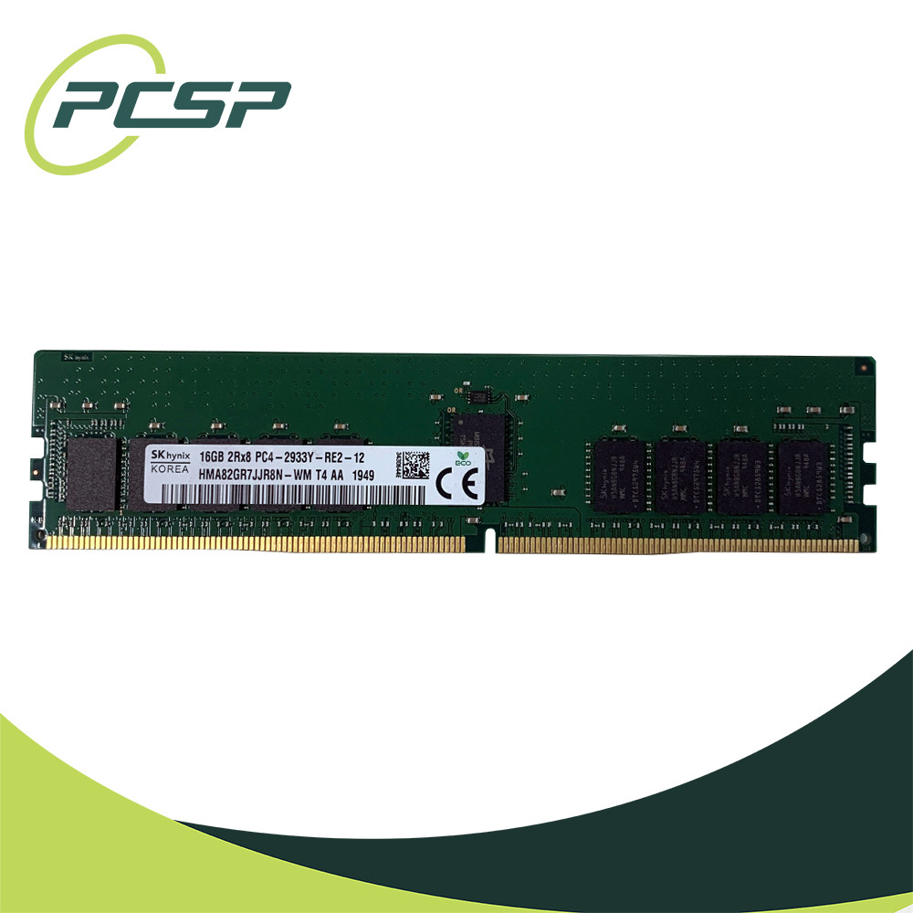 Hynix 16GB PC4-2933Y-R 2Rx8 DDR4 ECC REG RDIMM Server Memory HMA82GR7JJR8N-WM