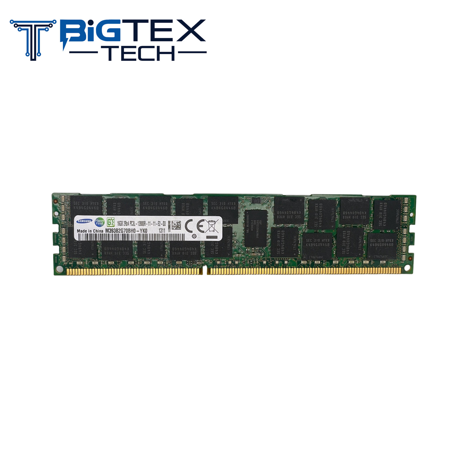 Samsung M393B2G70BH0-YK0 16GB DDR3 1600MHz ECC RDIMM Memory Module