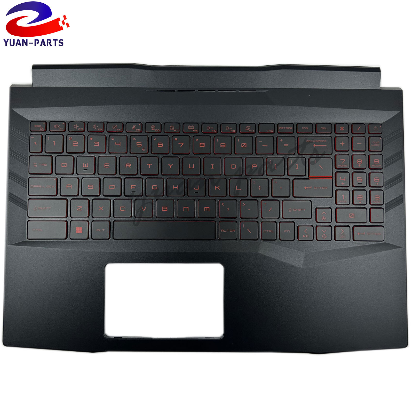 New MSI GL66 MS-1581 1582 1583 11UGK Palmrest Keyboard Red Backlit 307581C222 US