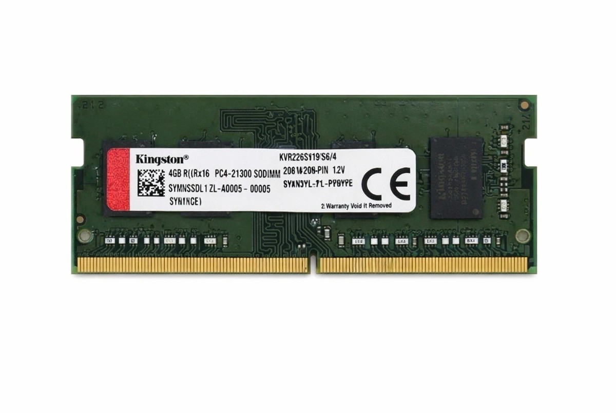 Kingston ValueRAM KVR26S19S6/4 4GB PC4-21300 (DDR4-2666) SO-DIMM