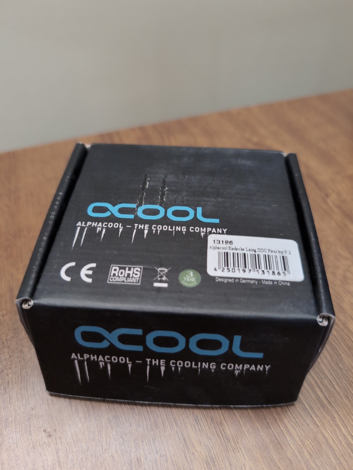 Alphacool Eisdecke Laing DDC Pump Top Plexi V2 13186, Clear Acrylic New