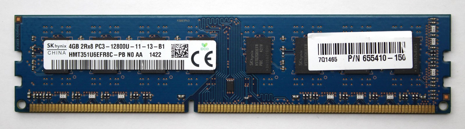 SK Hynix 4GB DDR3 RAM – 1600MHz – TESTED – HMT351U6EFR8C-PB