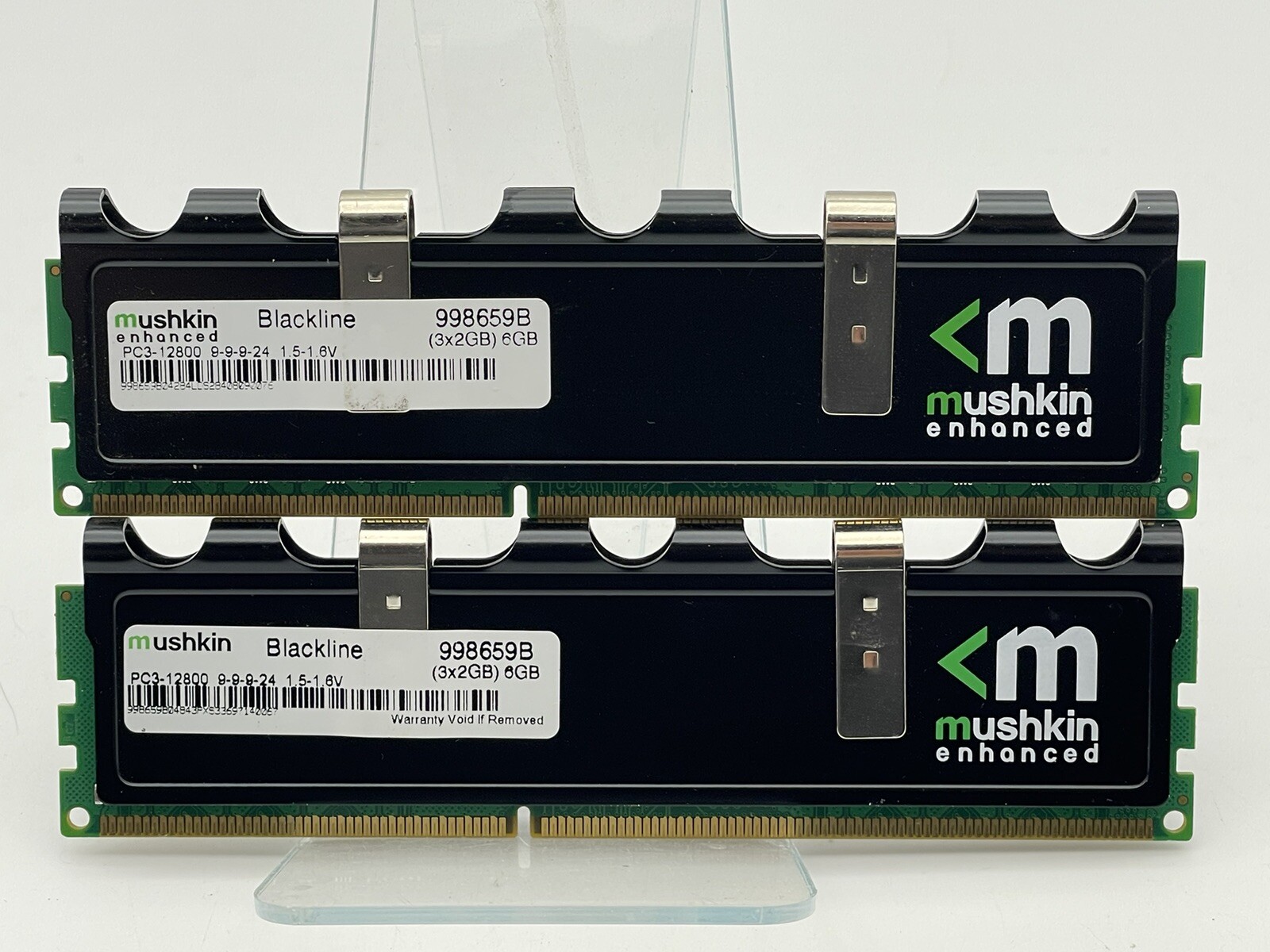4GB Mushkin Blackline (2GBx2) PC3-12800 DDR3-1600 Ram Memory