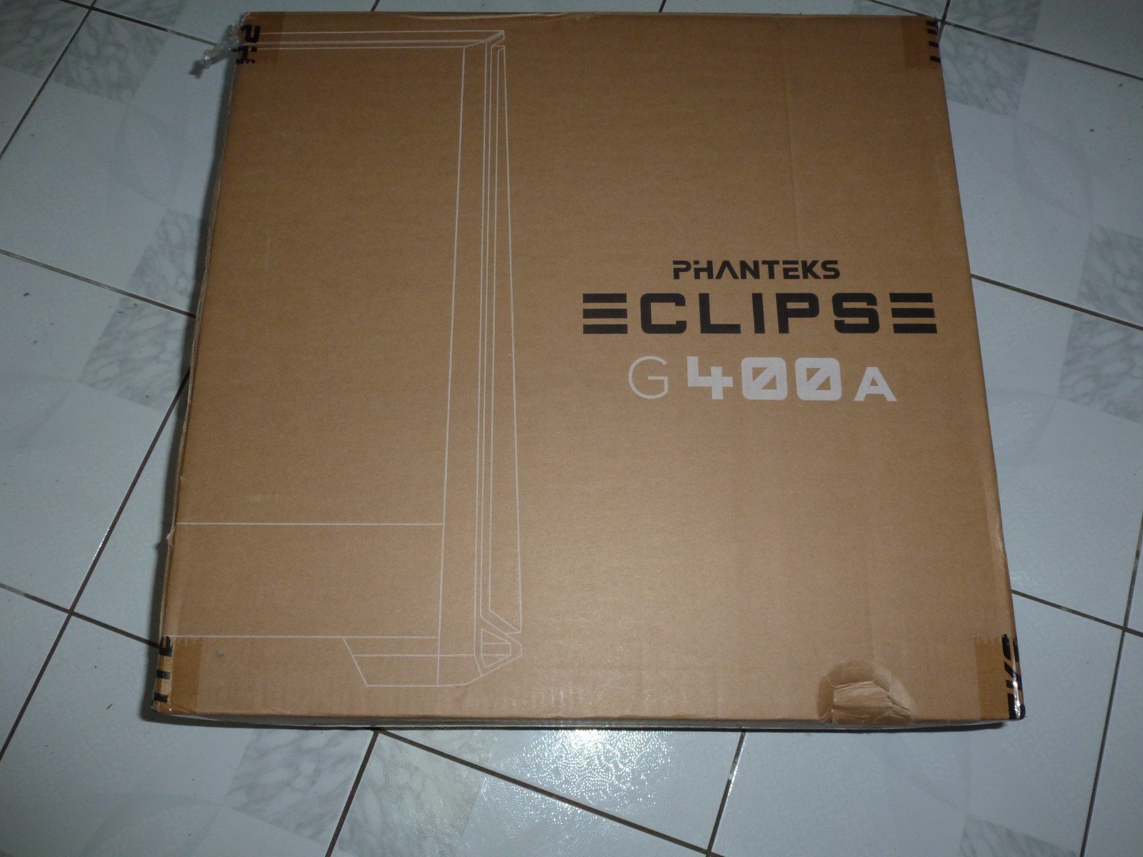 Phanteks Eclipse G400A Tempered Glass ATX Mid-Tower Computer Case Black – OB!!