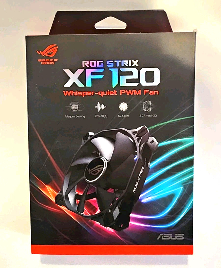 ASUS ROG Strix XF120 Whisper-Quiet, 4-pin PWM Fan for PC