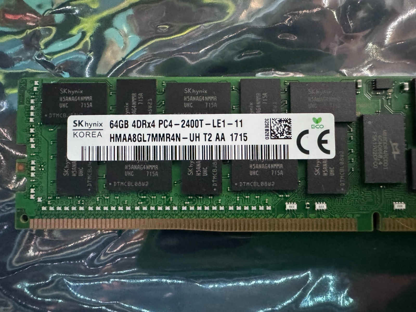 SK Hynix 64GB DDR4 ECC LRDIMM HMAA8GL7MMR4N-UH PC4-2400T RAM SERVER