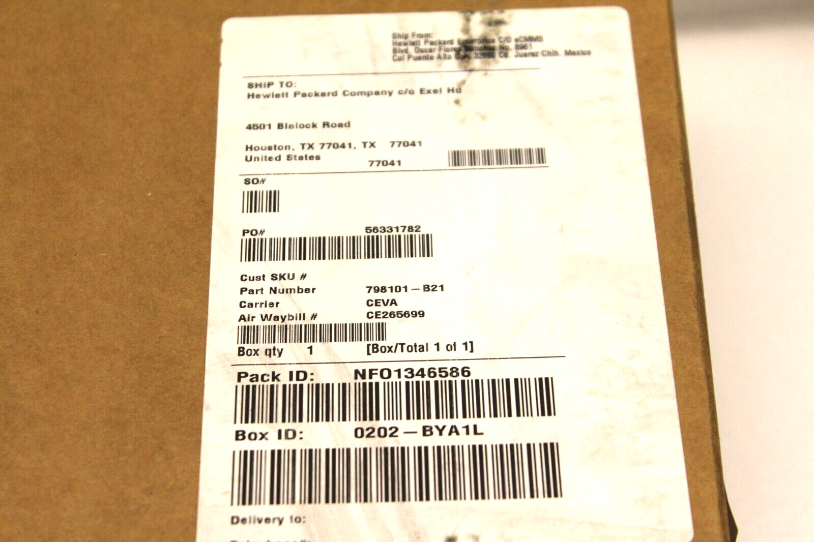 813832-001 HP 798101-B21 2650W 277VAC Hot Plug Power Supply Kit NEW!~