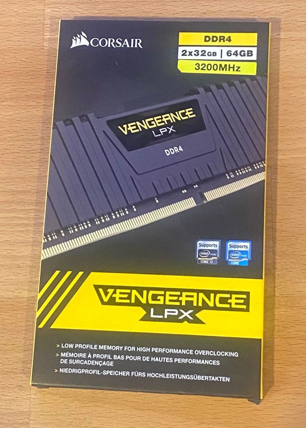 Corsair Vengeance LPX 64GB (2 X 32GB) PC4-25600 (DDR4-3200) Memory…