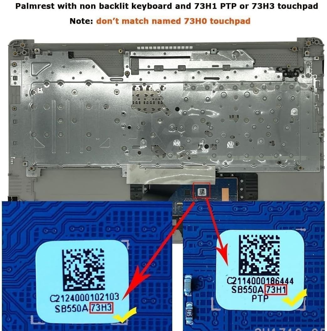 Replacement Upper Case Palmrest for HP 17-by 17T-by 17-CA 17Z-CA 17t-by400 17…