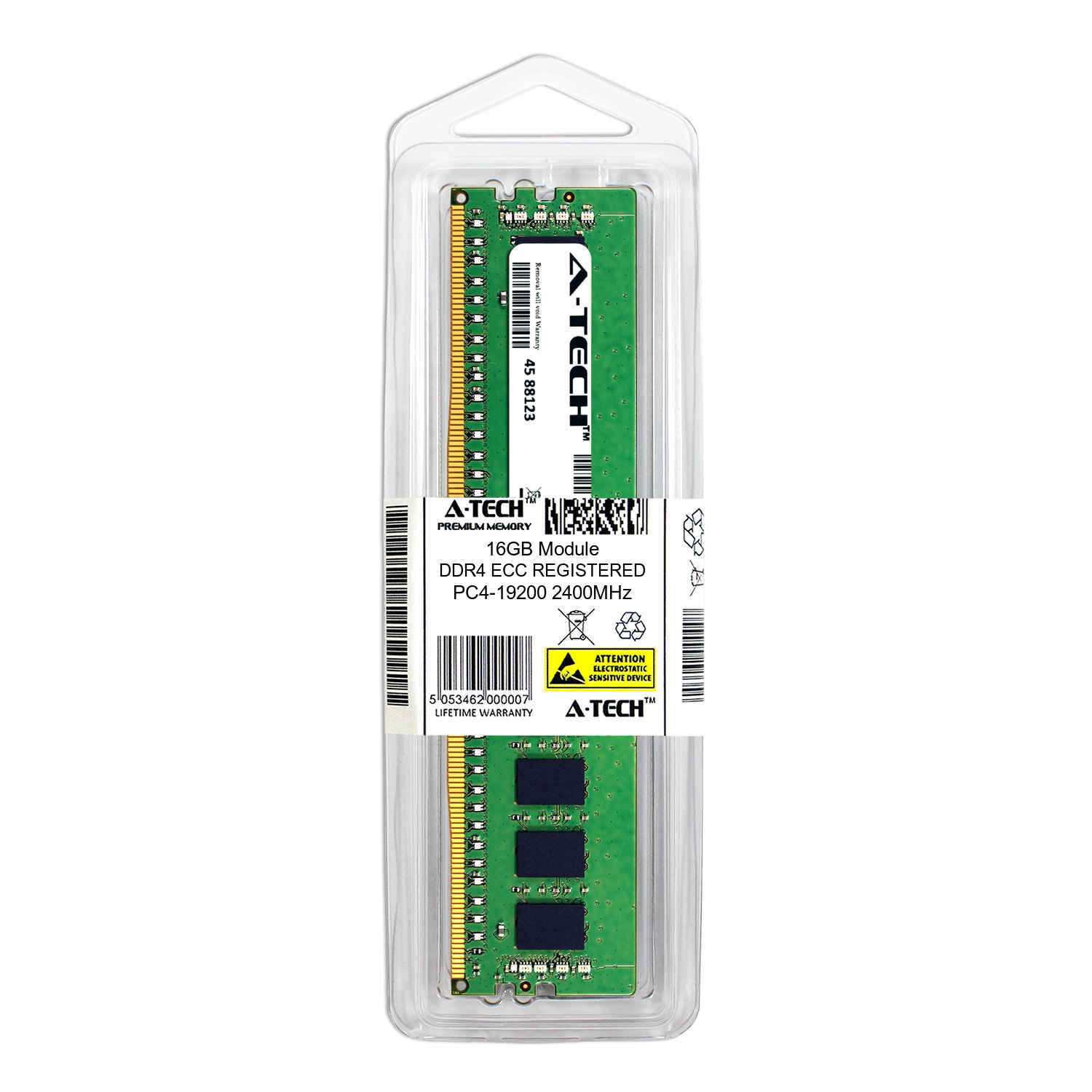 16GB PC4-19200 ECC RDIMM Replacement for Micron MTA18ASF2G72PDZ-2G3A1 Memory RAM