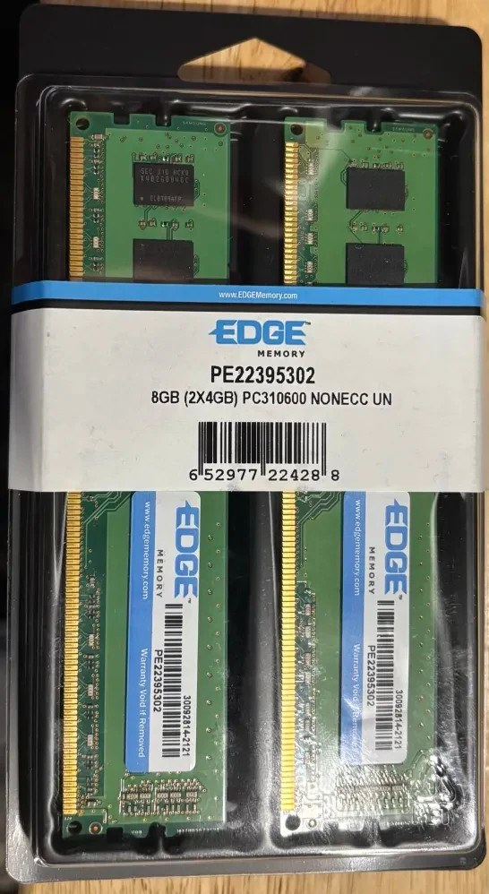 Edge 8GB (2x4GB) DDR3-1333MHz PC3-10600U RAM Kit – Desktop