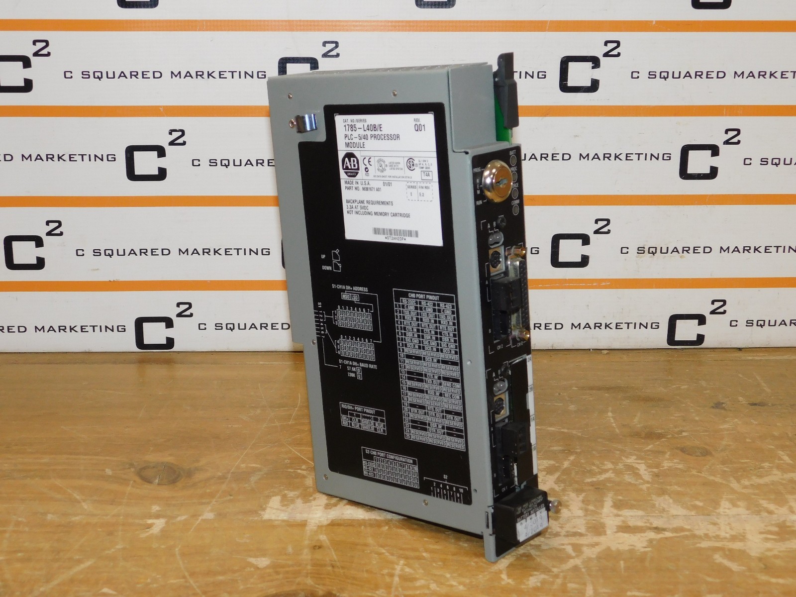 Allen Bradley 1785-L40B Series E PLC-5/40 Processor Module Q01 1785L40B used CSQ
