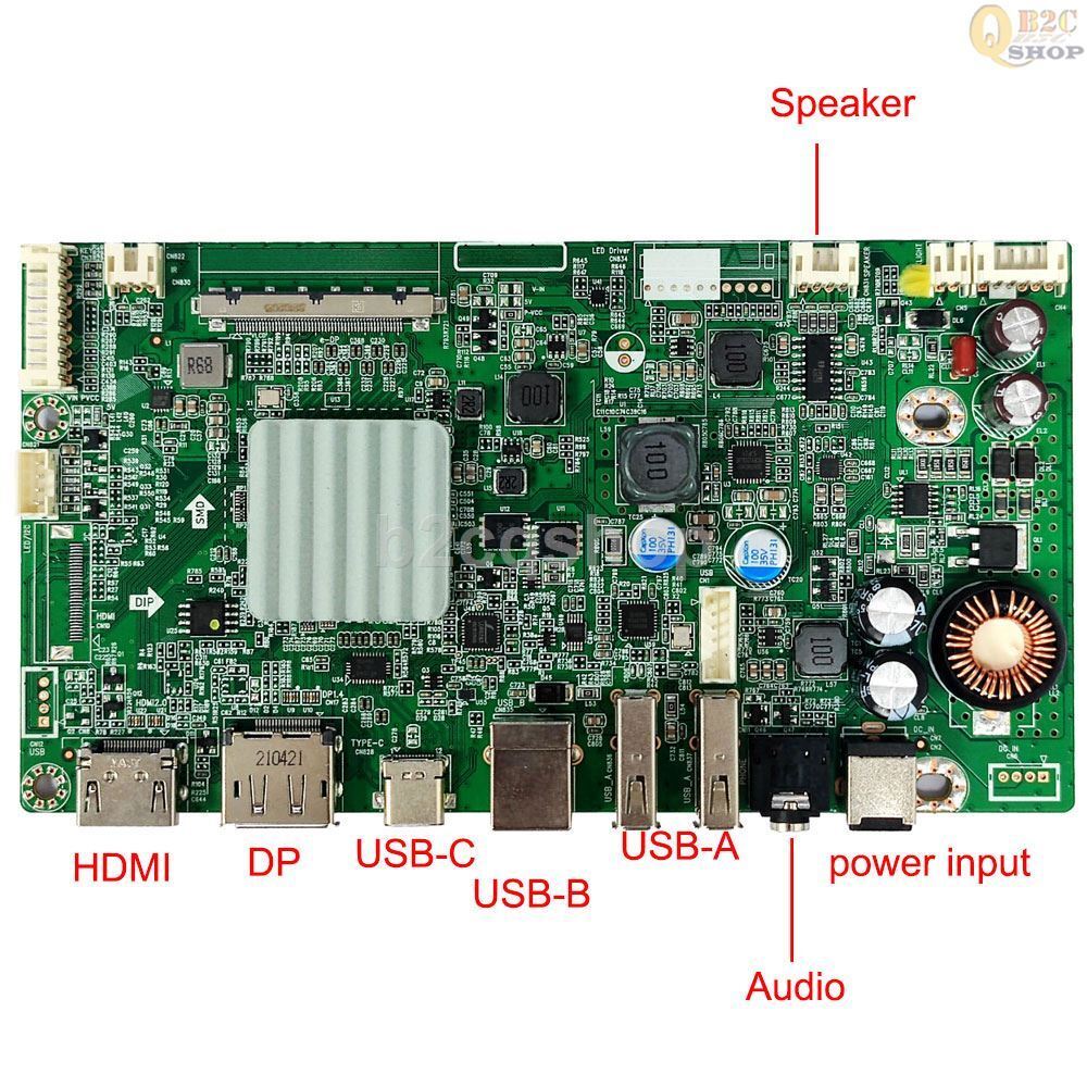 5K USB Type C DP1.4 HDR Controller LCD Driver Board Kit For iMac A1419 LM270QQ1