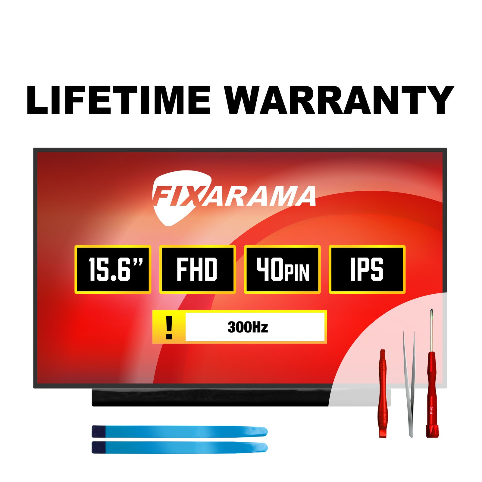 AUO B156HAN12.0 300Hz FHD IPS Matte LCD Screen + Tools GRADE A+ FIXARAMA
