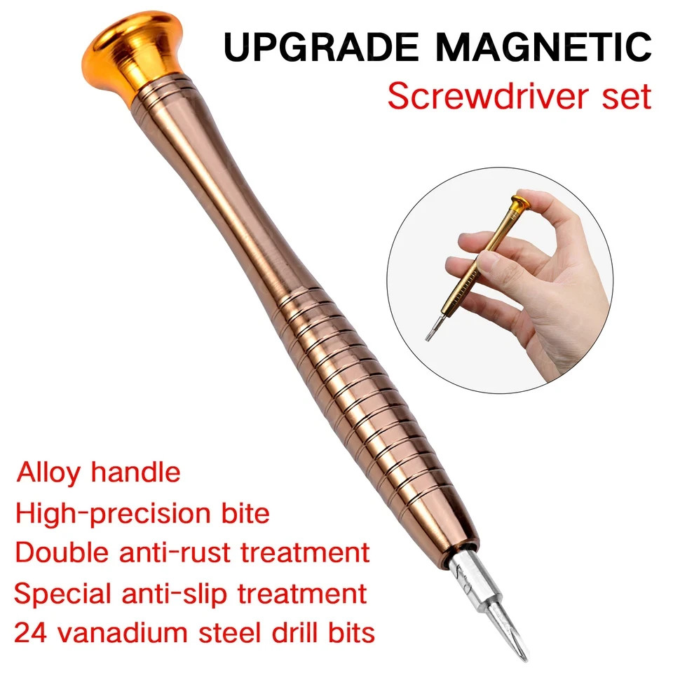 25 in1 Precision Screwdriver Set Computer Repair Torx Tool Kit Laptop Smartphone