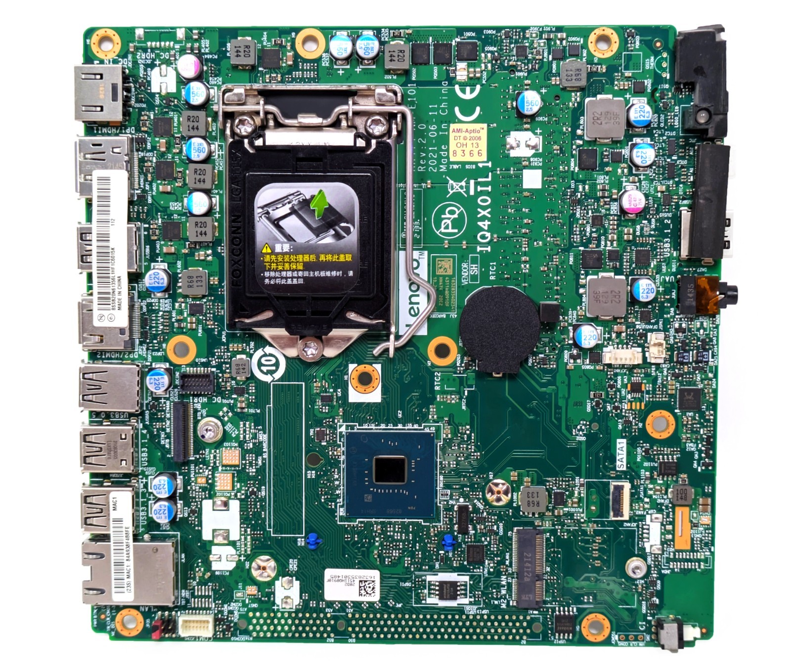 Lenovo ThinkCentre M70q Gen 1 Tiny Motherboard IQ4X0IL1 OEM Tested Working