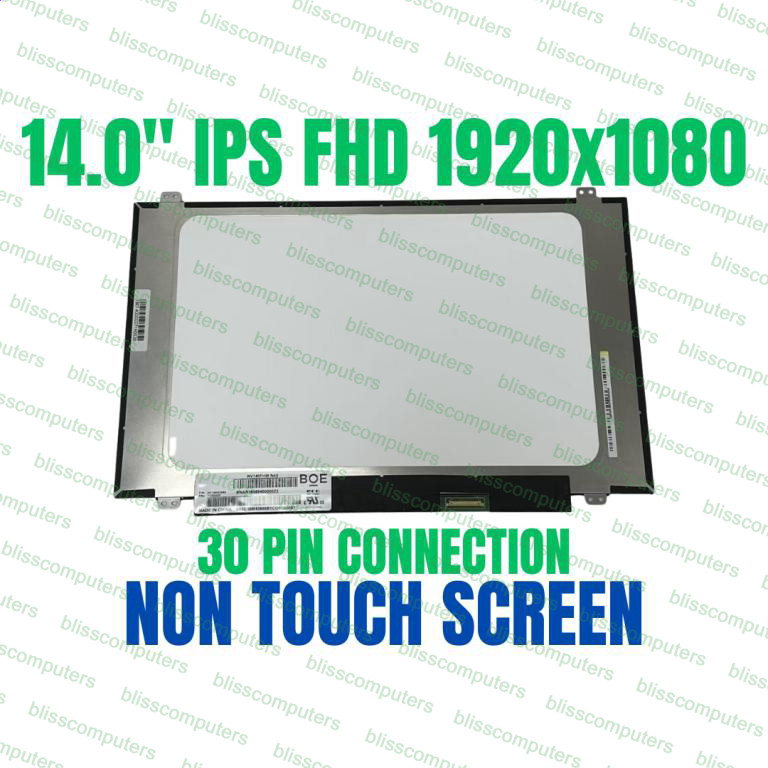 LCD Screen Lenovo THINKPAD E480 E485 FHD 1920×1080 Matte Display 14.0″
