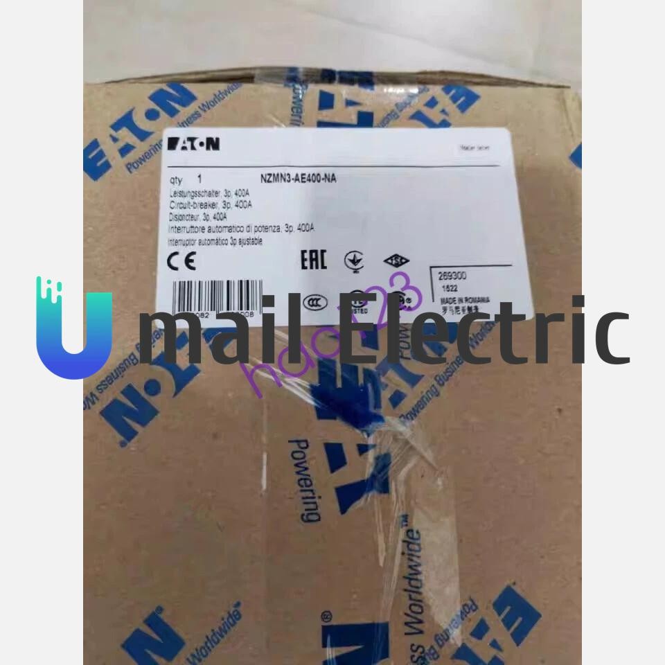 EATON NZMN3-AE400-NA North American Special Plastic Case Circuit Breaker