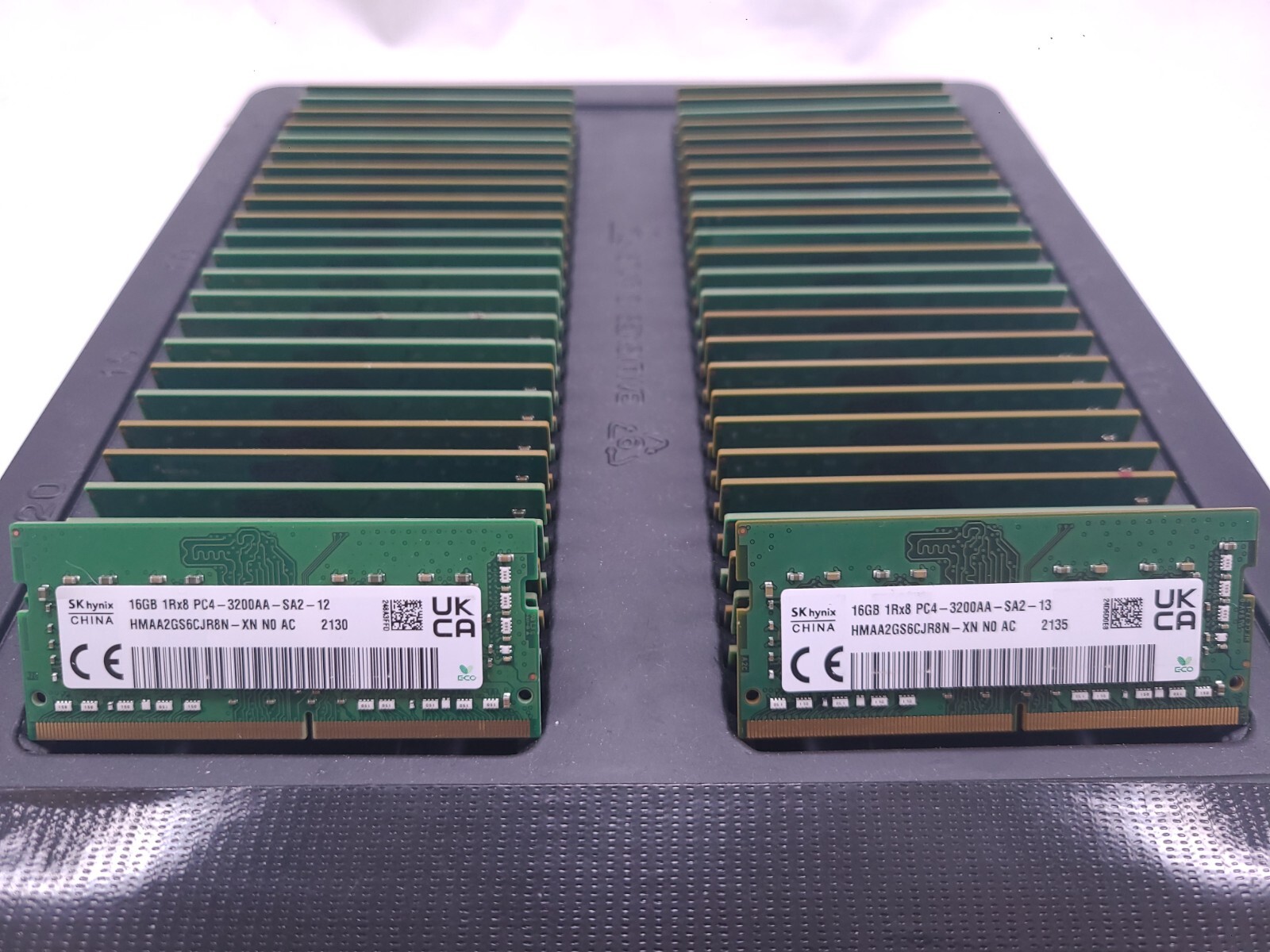 LOT 50 MAJOR BRAND 16GB DDR4 PC4-3200 25600MB/s NON ECC LAPTOP SODIMM MEMORY RAM