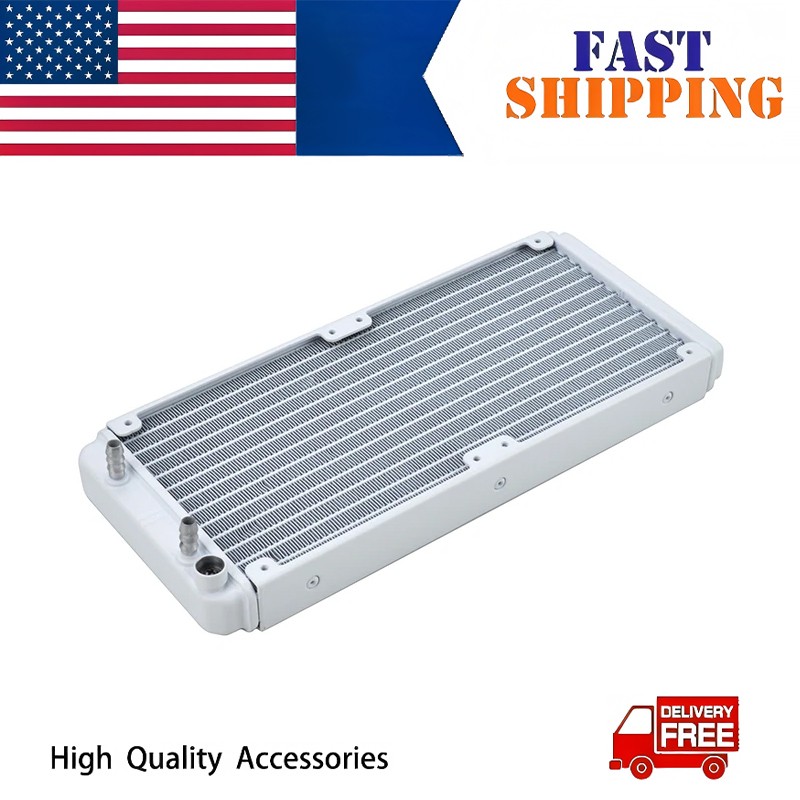 OCOCOO 240mm PC Water Cooling Radiator 12-Channel Aluminum Liquid Cooling System