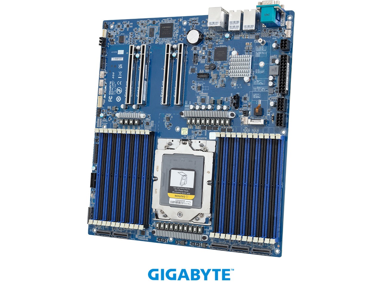 GIGABYTE MZ33-AR1 Rev. 3.x Server Motherboard AMD EPYC 9005/9004 – E-ATX UP