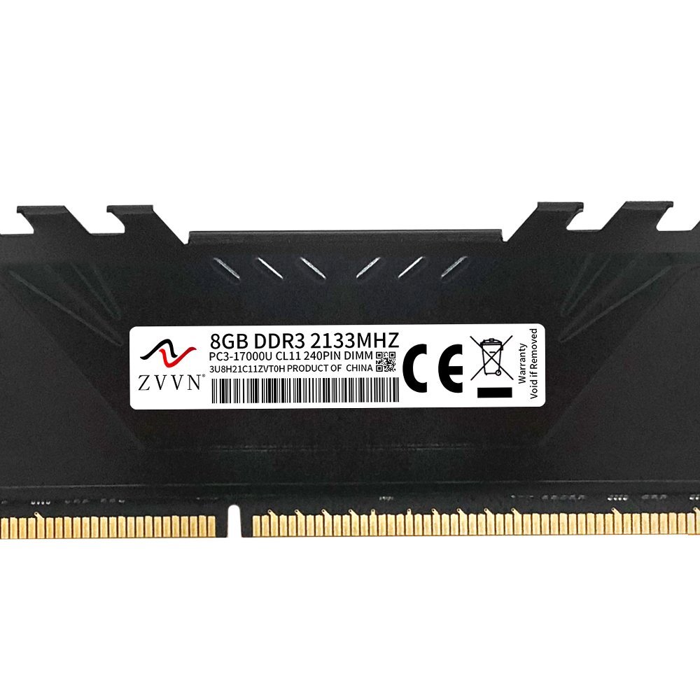 32GB 4x 8GB DDR3 2133MHz OC PC3-17000 240Pin DIMM Desktop Memory RAM ZVVN Black
