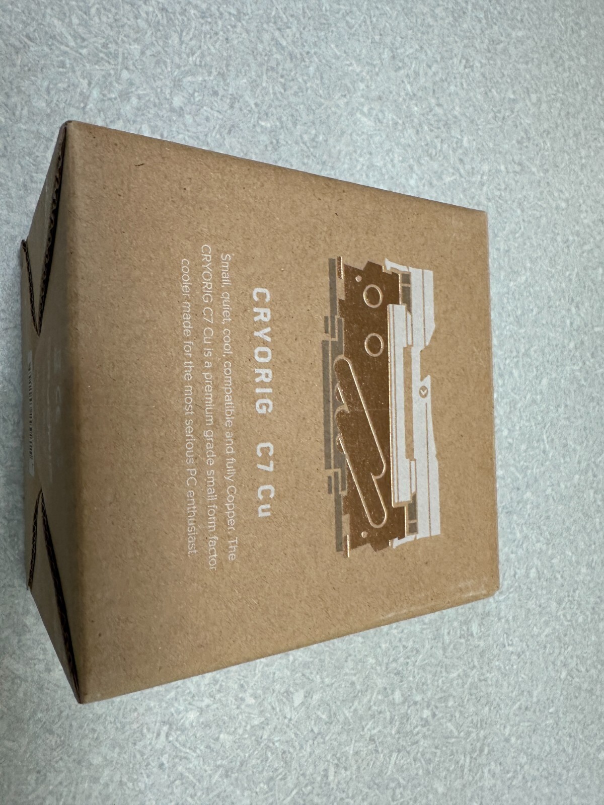 Cryorig C7 Cu – CPU Heatsink 47mm SFF ITX Cooler – Copper version