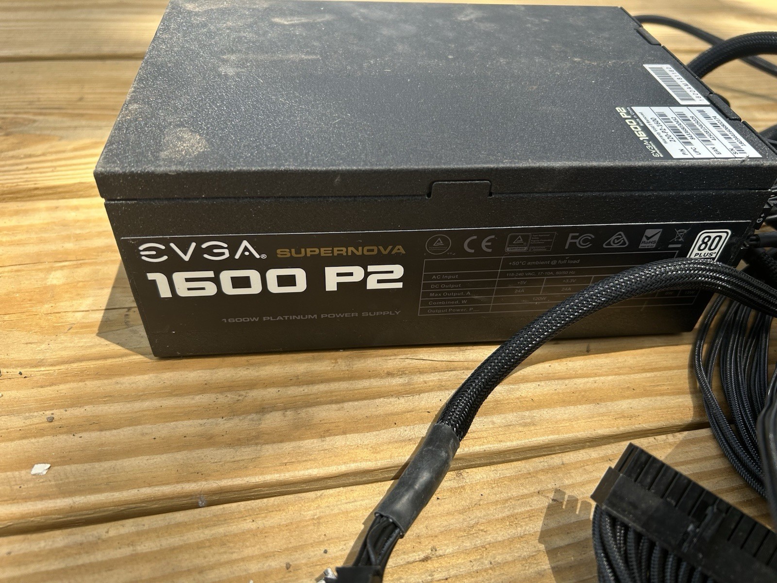 EVGA SuperNOVA 1600 P2 1600W ATX12V/EPS12V Modular PSU 220-P2-1600