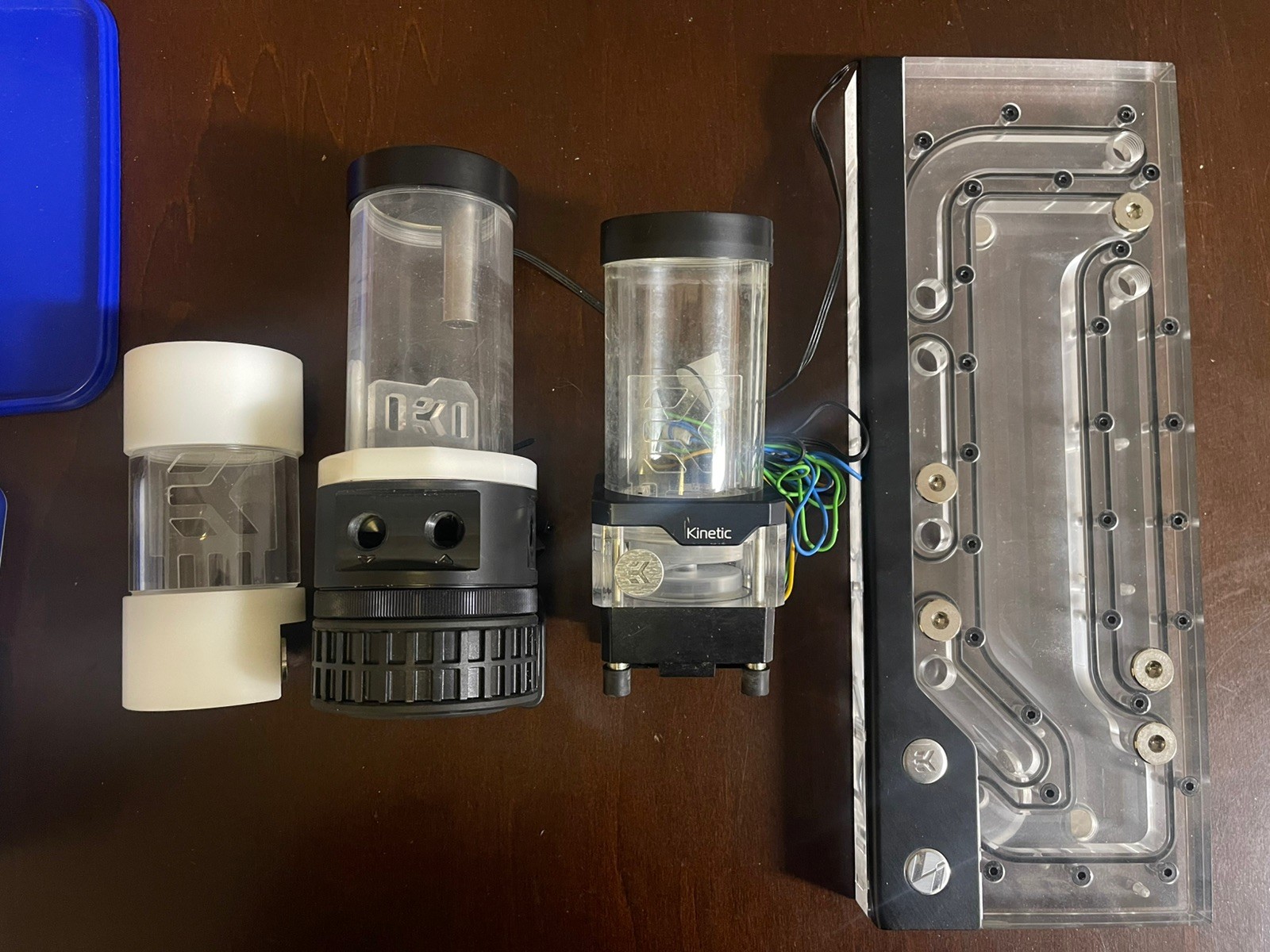 PC Water Cooling Fittings, Radiators, Pump Res Combo, Distro plate – New & Used